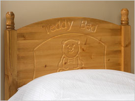 3ft Single Friendship Mill Teddy Personalised Headboard